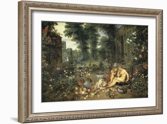 The Allegory of Smell-Peter Paul Rubens-Framed Giclee Print