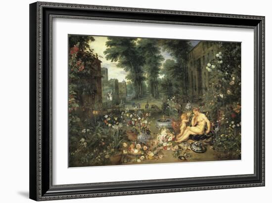 The Allegory of Smell-Peter Paul Rubens-Framed Giclee Print