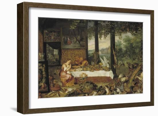 The Allegory of Taste-Peter Paul Rubens-Framed Giclee Print