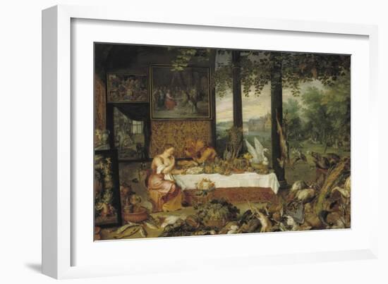 The Allegory of Taste-Peter Paul Rubens-Framed Giclee Print