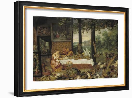 The Allegory of Taste-Peter Paul Rubens-Framed Giclee Print