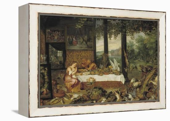 The Allegory of Taste-Peter Paul Rubens-Framed Premier Image Canvas