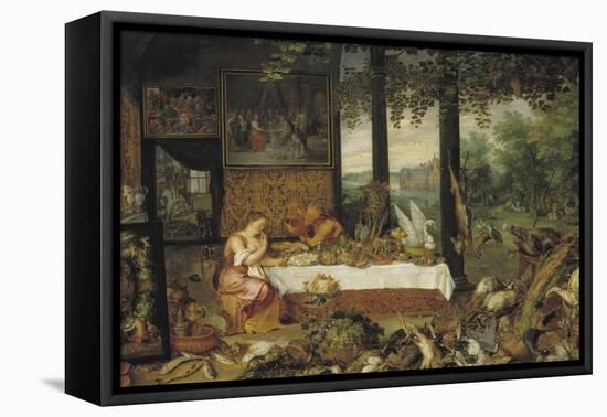 The Allegory of Taste-Peter Paul Rubens-Framed Premier Image Canvas