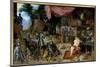 The Allegory of Touch, C.1617-8 (Oil on Panel)-Jan the Elder Brueghel-Mounted Giclee Print