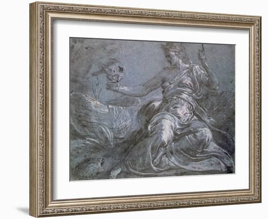 The Allegory of Touch, C1516-1570-Frans Floris-Framed Giclee Print