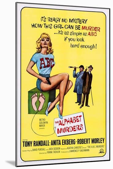 The Alphabet Murders, from Left: Anita Ekberg, Robert Morley, Tony Randall, 1965-null-Mounted Art Print