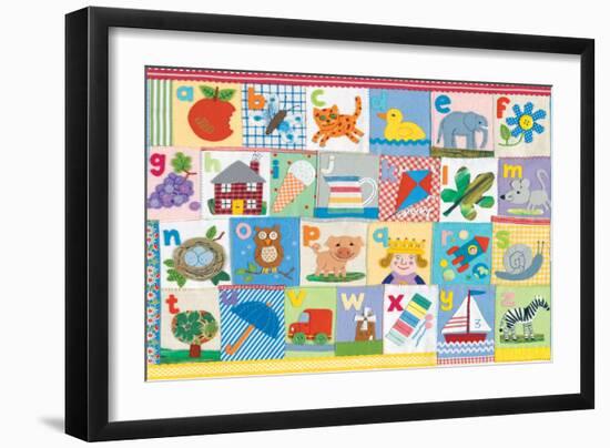 The Alphabet-Claire Beaton-Framed Premium Giclee Print