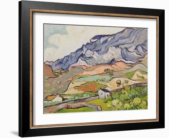 The Alpilles, 1890-Vincent van Gogh-Framed Giclee Print