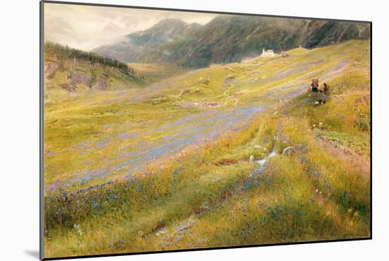 The Alpine Summer, 1874-Albert Goodwin-Mounted Giclee Print