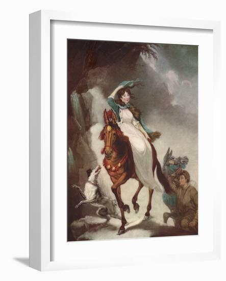 'The Alpine Traveller', 1804-James Ward-Framed Giclee Print