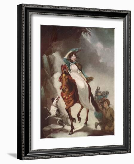 'The Alpine Traveller', 1804-James Ward-Framed Giclee Print