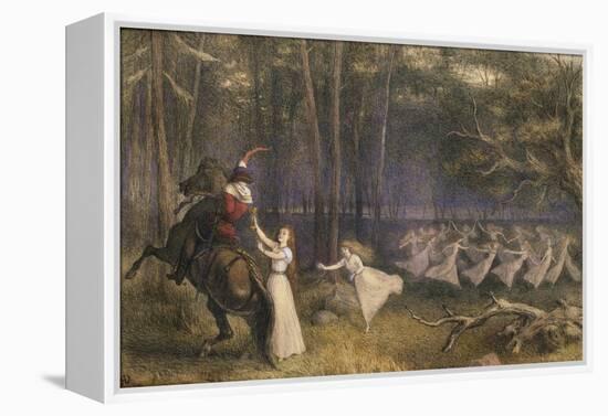 The Altar Cup in Aagerup: the Moment of Departure, 19th Century-Richard Doyle-Framed Premier Image Canvas