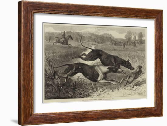 The Altcar Coursing Meeting, Running for the Waterloo Cup-null-Framed Giclee Print
