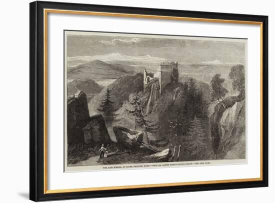 The Alte Schloss, at Baden, from the Rocks-Richard Principal Leitch-Framed Giclee Print