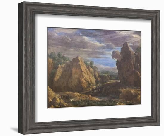 The Alum Mines in Tolfa, C.1630-Pietro da Cortona-Framed Giclee Print