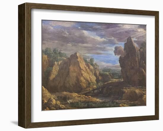 The Alum Mines in Tolfa, C.1630-Pietro da Cortona-Framed Giclee Print