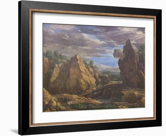 The Alum Mines in Tolfa, C.1630-Pietro da Cortona-Framed Giclee Print