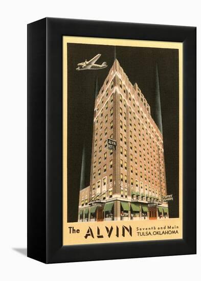 The Alvin Hotel, Tulsa, Oklahoma-null-Framed Stretched Canvas