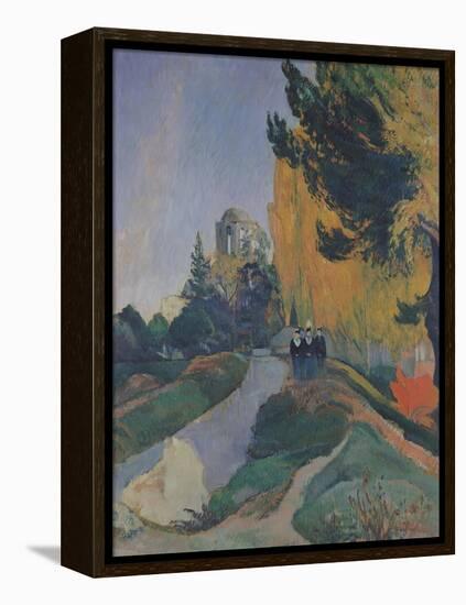 The Alyscamps, Arles, 1888-Paul Gauguin-Framed Premier Image Canvas