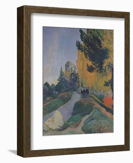 The Alyscamps, Arles, 1888-Paul Gauguin-Framed Giclee Print