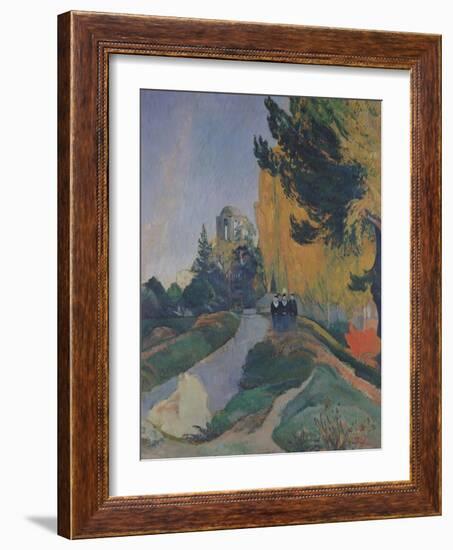 The Alyscamps, Arles, 1888-Paul Gauguin-Framed Giclee Print