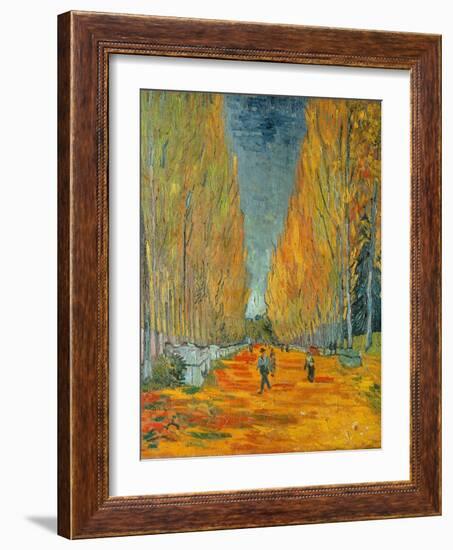 The Alyscamps, Arles, 1888-Vincent van Gogh-Framed Giclee Print