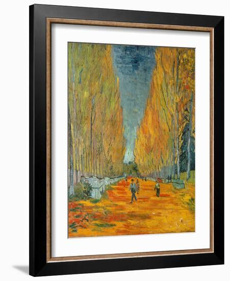 The Alyscamps, Arles, 1888-Vincent van Gogh-Framed Giclee Print