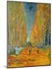 The Alyscamps, Arles, 1888-Vincent van Gogh-Mounted Giclee Print