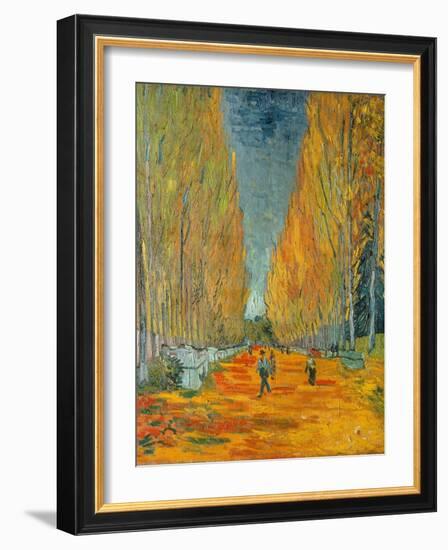 The Alyscamps, Arles, 1888-Vincent van Gogh-Framed Giclee Print