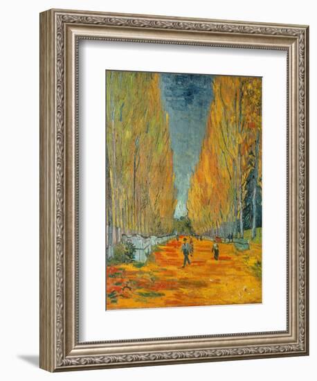 The Alyscamps, Arles, 1888-Vincent van Gogh-Framed Giclee Print