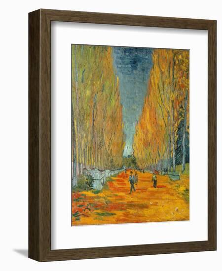 The Alyscamps, Arles, 1888-Vincent van Gogh-Framed Giclee Print