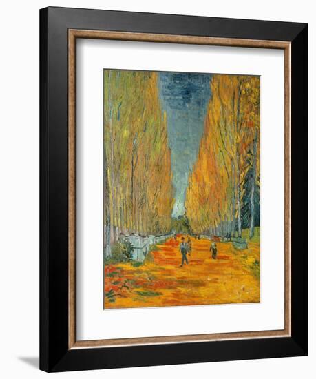 The Alyscamps, Arles, 1888-Vincent van Gogh-Framed Giclee Print