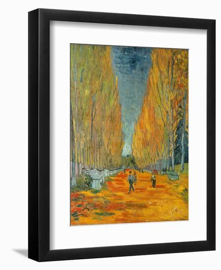 The Alyscamps, Arles, 1888-Vincent van Gogh-Framed Giclee Print