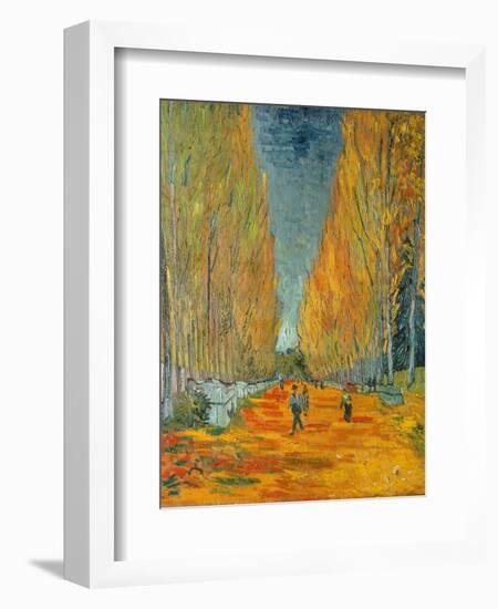 The Alyscamps, Arles, 1888-Vincent van Gogh-Framed Giclee Print