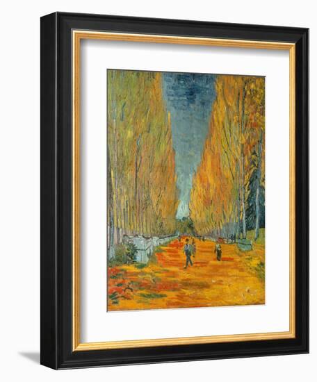 The Alyscamps, Arles, 1888-Vincent van Gogh-Framed Giclee Print