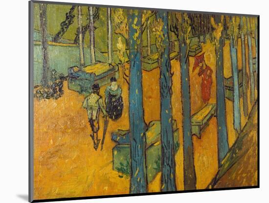 The Alyscamps, Arles, 1888-Vincent van Gogh-Mounted Giclee Print
