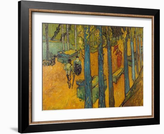 The Alyscamps, Arles, 1888-Vincent van Gogh-Framed Giclee Print