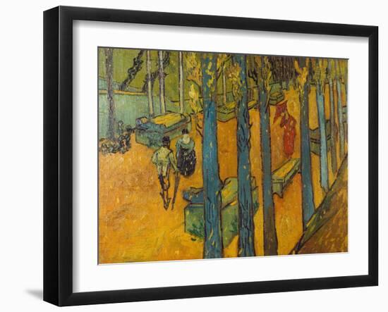 The Alyscamps, Arles, 1888-Vincent van Gogh-Framed Giclee Print