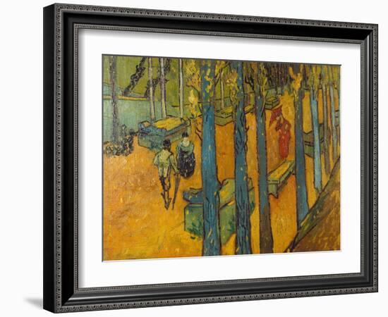 The Alyscamps, Arles, 1888-Vincent van Gogh-Framed Giclee Print