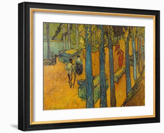 The Alyscamps, Arles, 1888-Vincent van Gogh-Framed Giclee Print