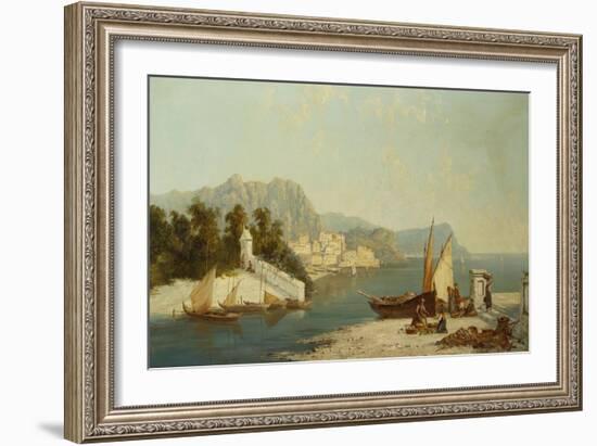 The Amalfitan Coast-William Raymond Dommersen-Framed Giclee Print