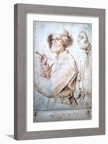 The Amateur Painter, C1562-Pieter Bruegel the Elder-Framed Giclee Print