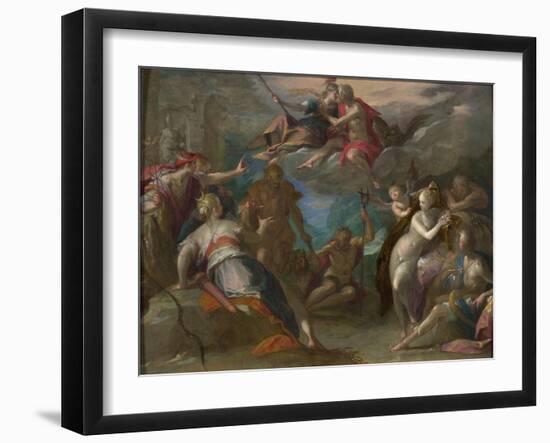 The Amazement of the Gods, 1590S-Hans von Aachen-Framed Giclee Print