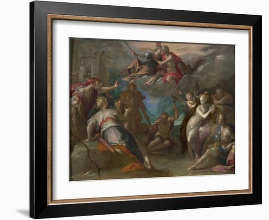 The Amazement of the Gods, 1590S-Hans von Aachen-Framed Giclee Print