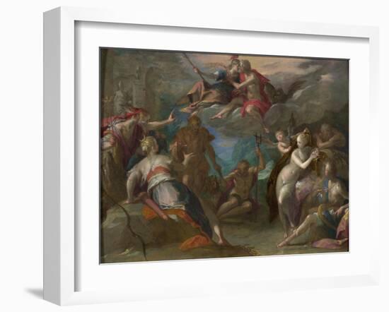 The Amazement of the Gods, 1590S-Hans von Aachen-Framed Giclee Print