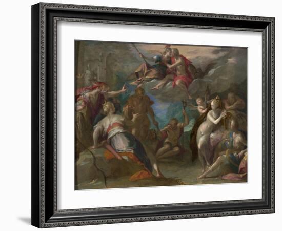 The Amazement of the Gods, 1590S-Hans von Aachen-Framed Giclee Print