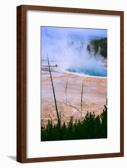 The Amazing Grand Prismatic Spring, Yellowstone National Park-Vincent James-Framed Photographic Print