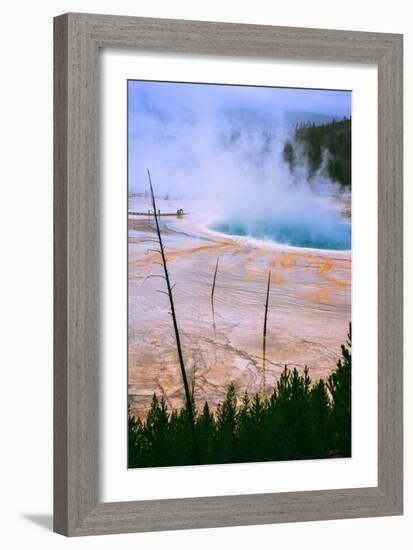 The Amazing Grand Prismatic Spring, Yellowstone National Park-Vincent James-Framed Photographic Print