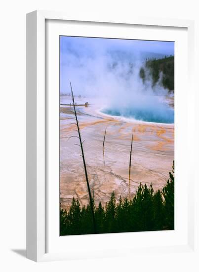 The Amazing Grand Prismatic Spring, Yellowstone National Park-Vincent James-Framed Photographic Print