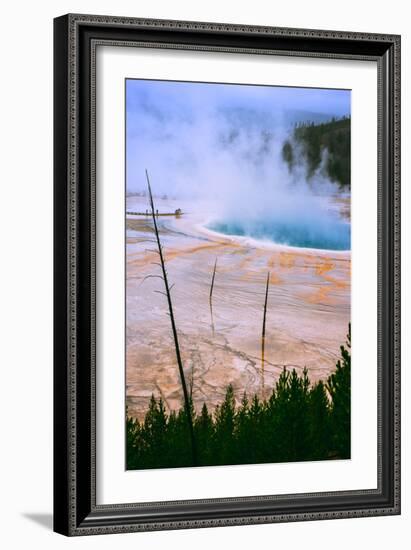 The Amazing Grand Prismatic Spring, Yellowstone National Park-Vincent James-Framed Photographic Print